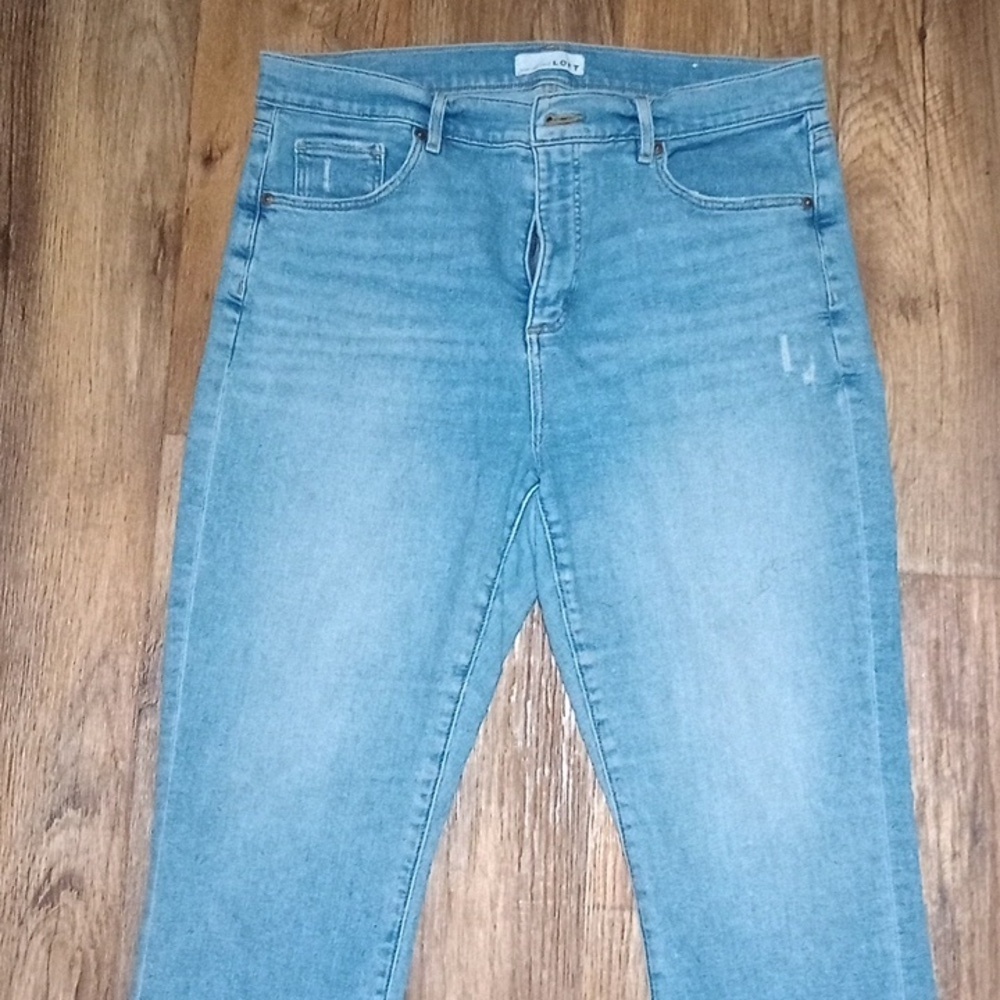 Loft High Rise Waist Flare Crop